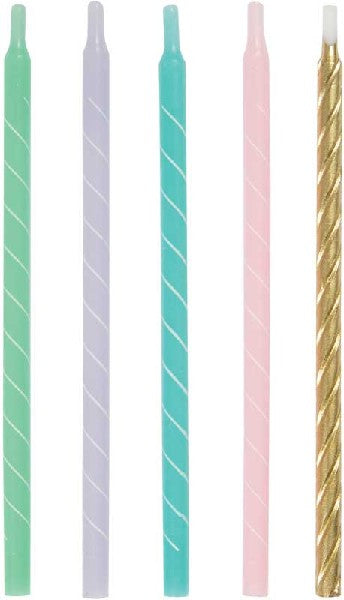 PASTEL SPIRAL CANDLES