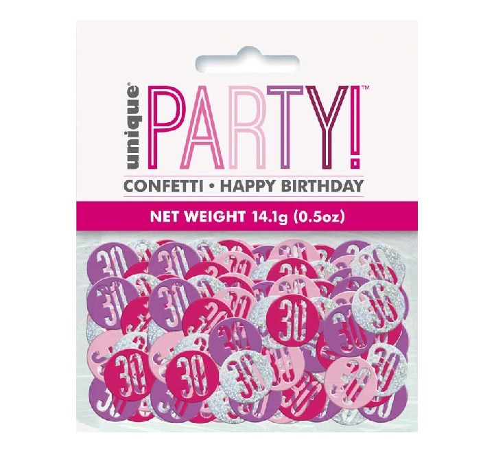5OZ Glitz Pink 30 Confetti