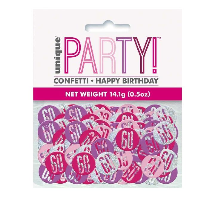 5OZ Glitz Pink 60 Confetti