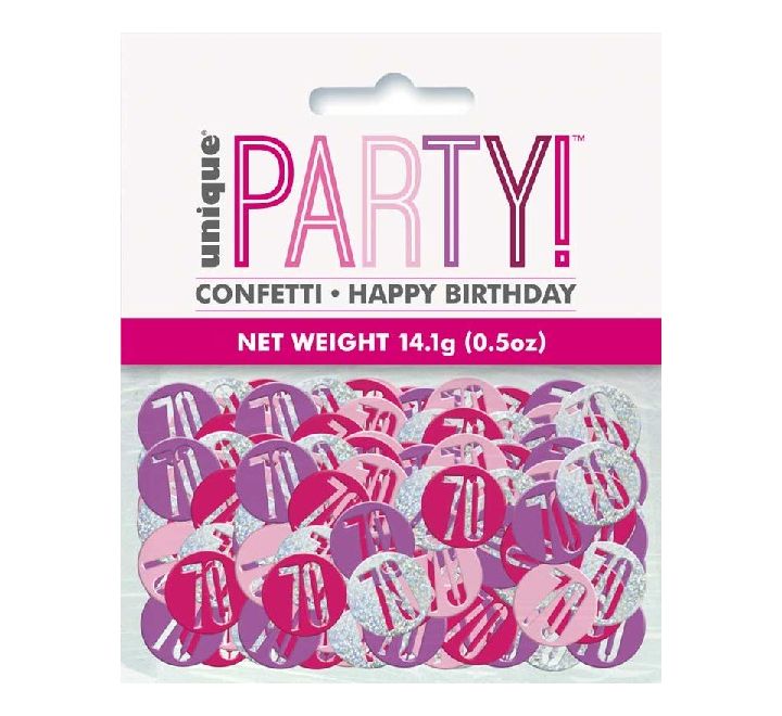 5OZ Glitz Pink 70 Confetti