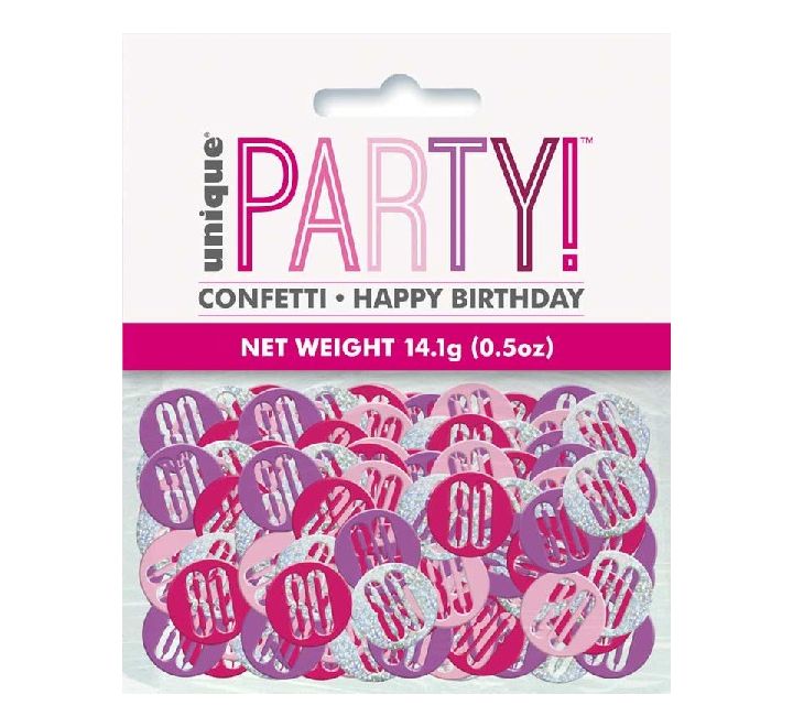 5OZ Glitz Pink 80 Confetti