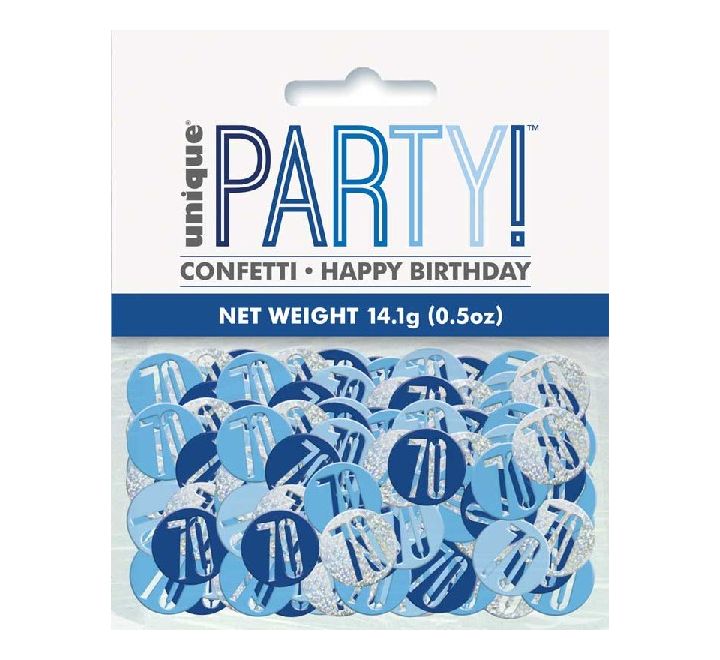5OZ Glitz Blue 70 Confetti