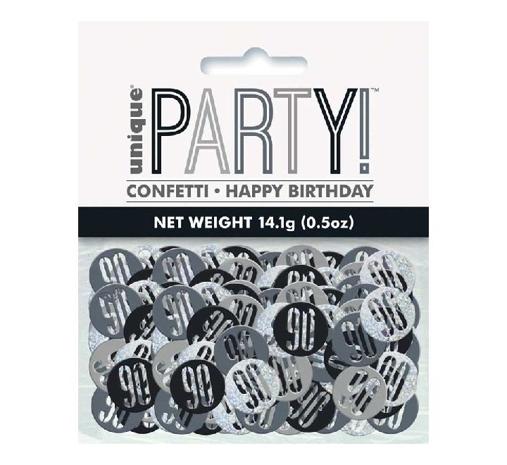 5OZ Glitz Black 90 Confetti