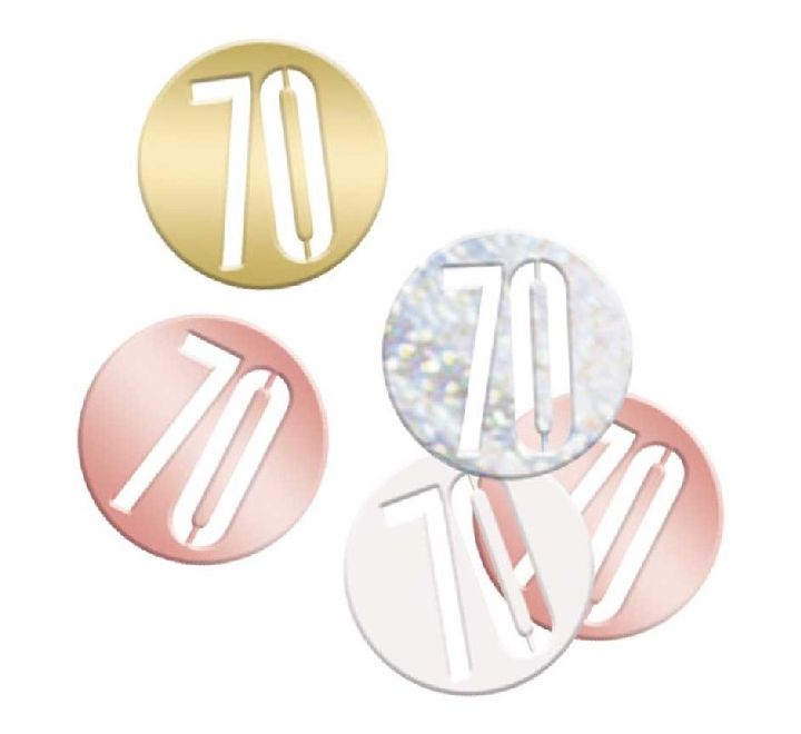 5OZ Glitz Rose Gold 70 Confetti
