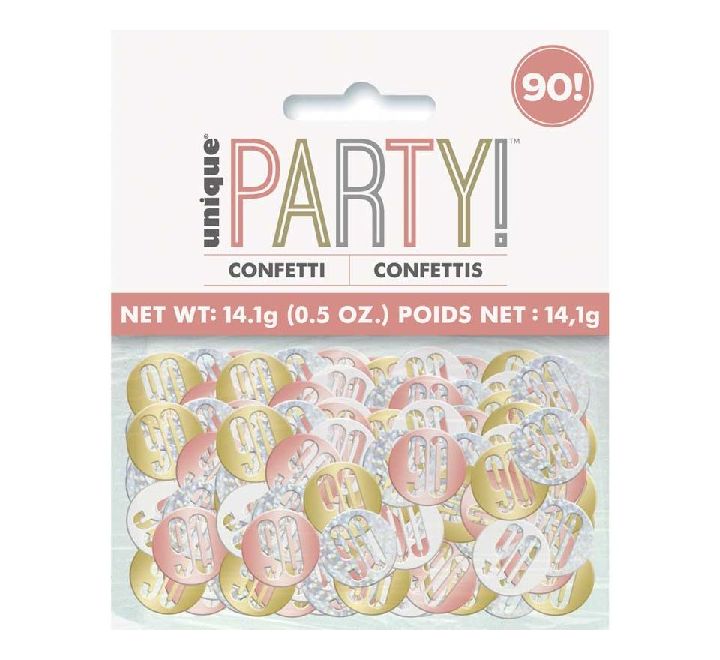 5OZ Glitz Rose Gold 90 Confetti