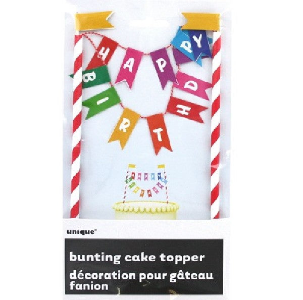 RAINBOW B/DAY CAKE TOP BUNTING
