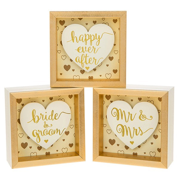 Heart Sentiment Mini Wedding Box