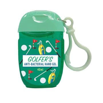 HAND GEL: Golfer