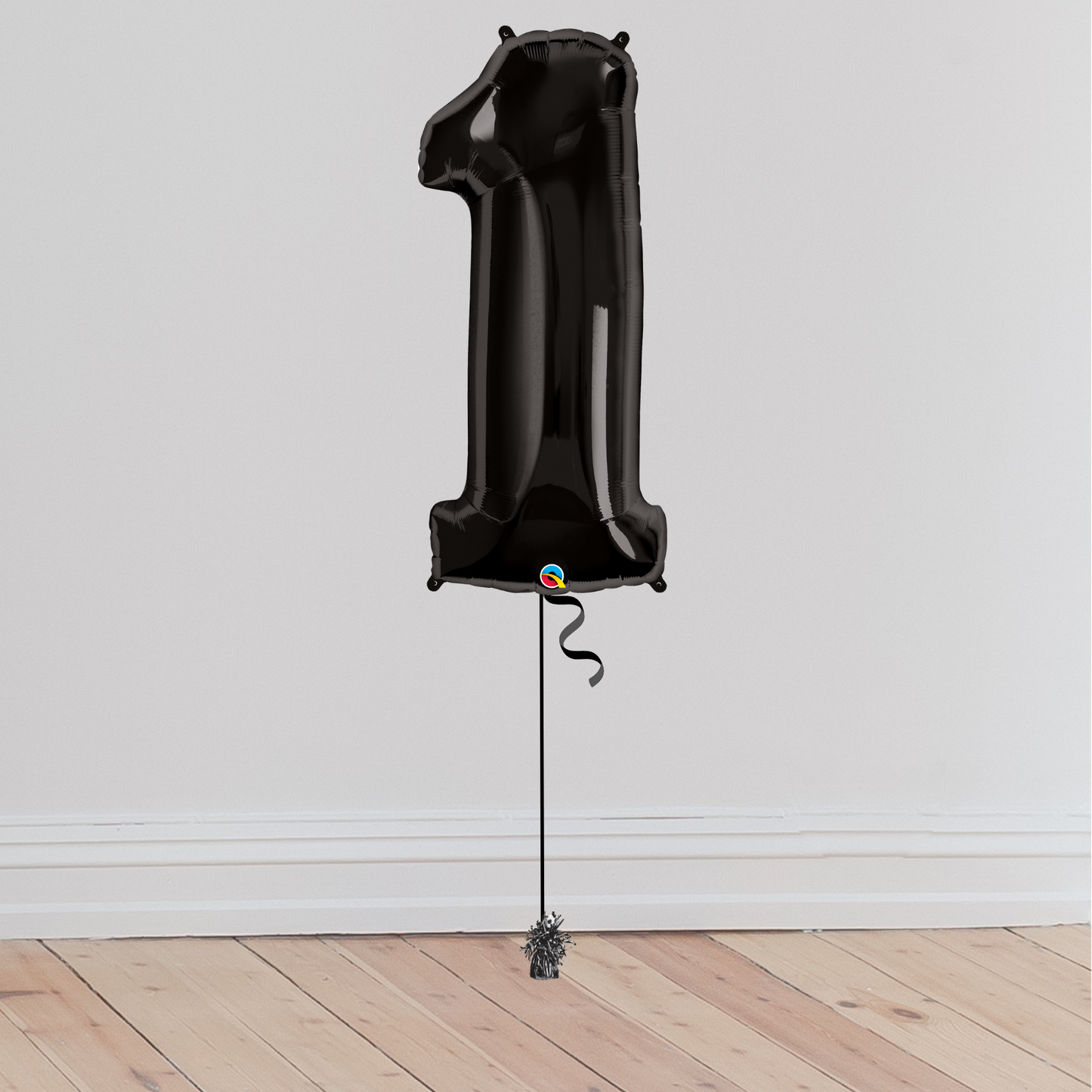 <b> ONLINE EXCLUSIVE </b> <br>Giant Black Number Balloon <br>(Inflated with Helium & Weight Included)