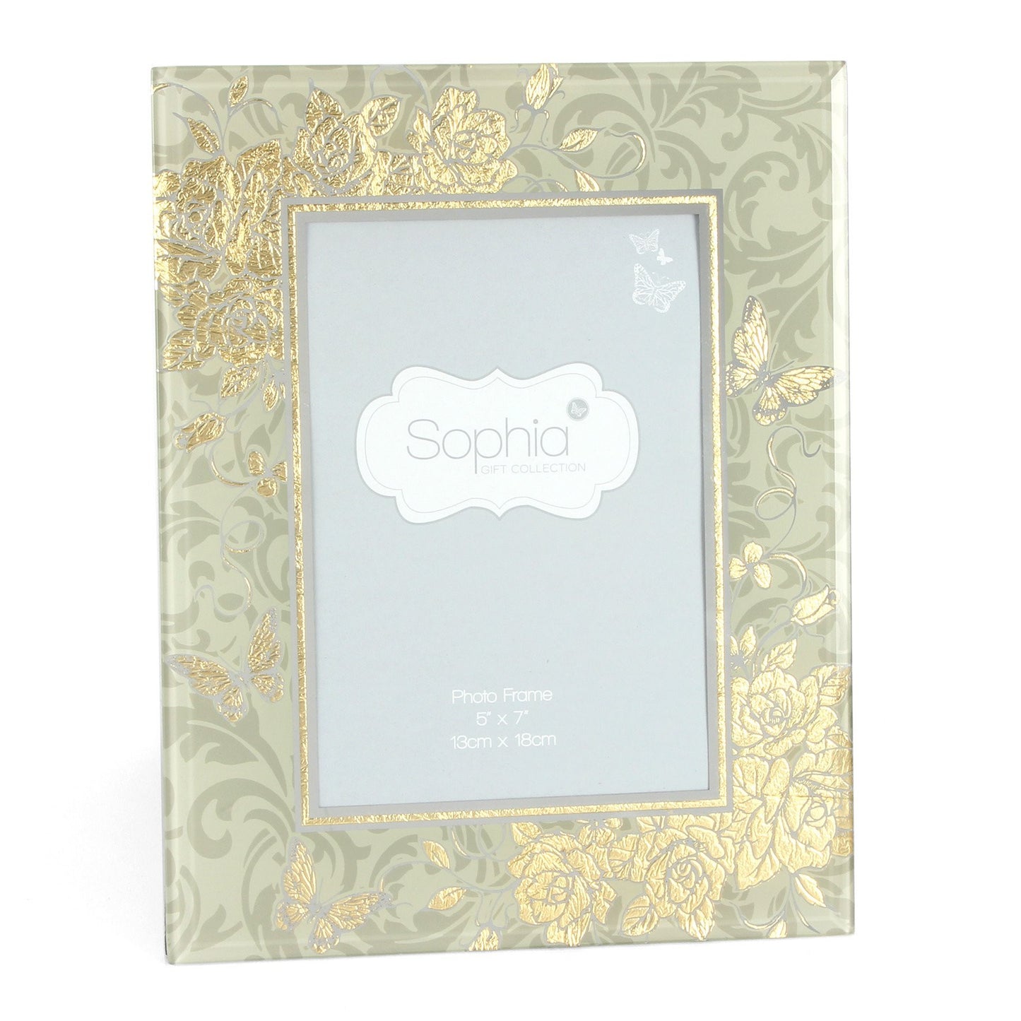Sophia Gold Rose Collection Photo Frame 5" x 7"