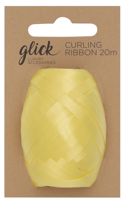 CURLING RIBBON LEMON