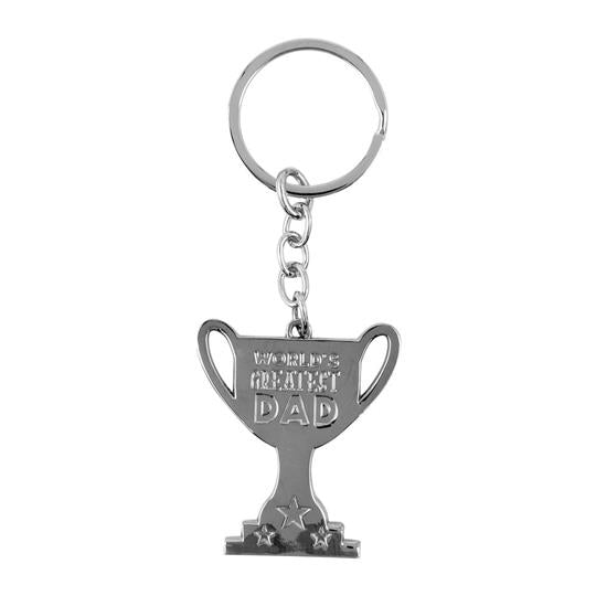 DAD TROPHY KEYRING