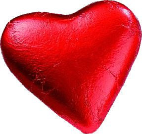 Red Foiled Heart (Milk Chocolate) 20g