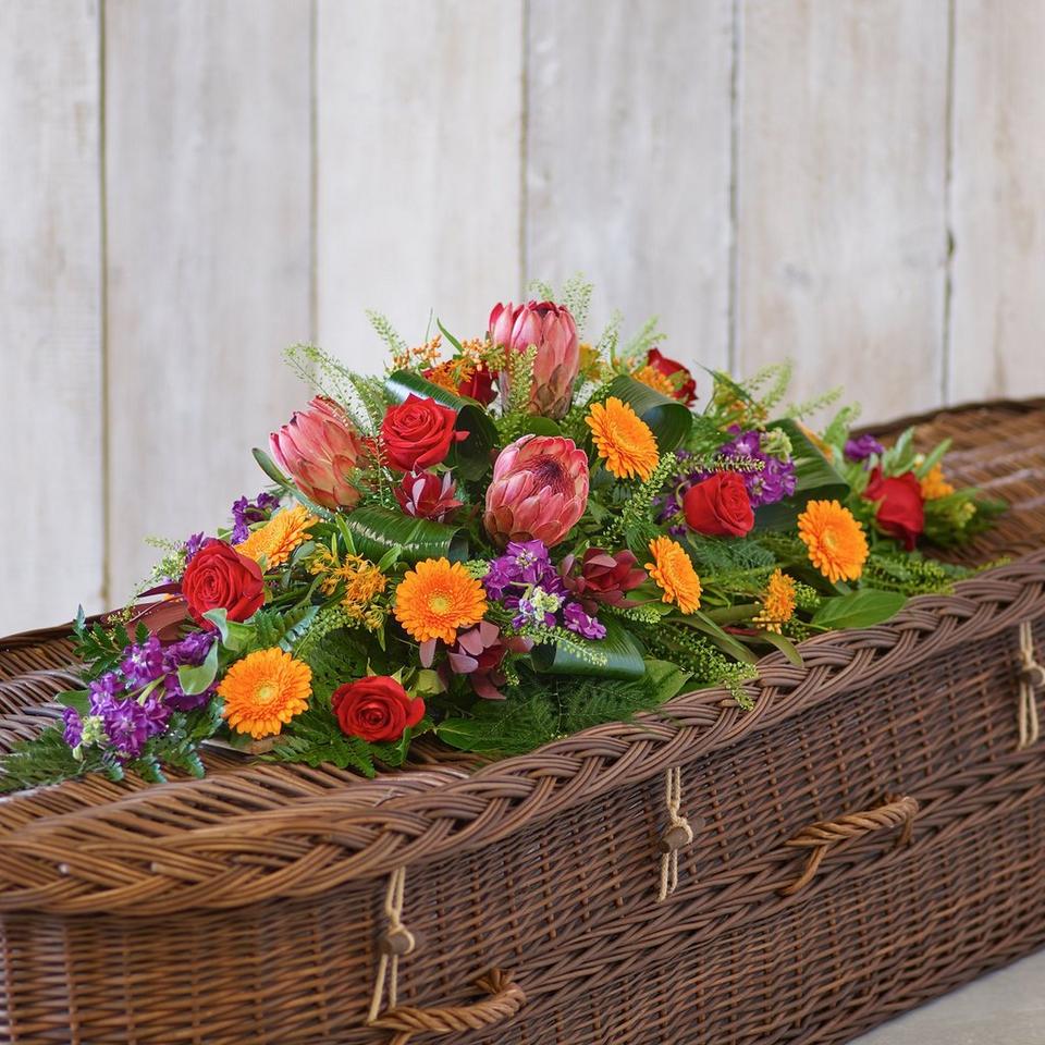 Tropical Casket Spray