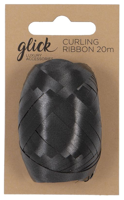CURLING RIBBON BLACK