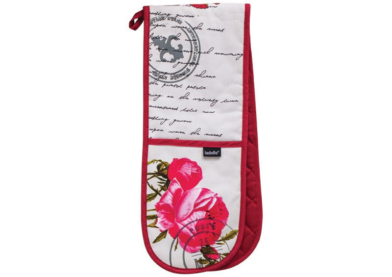 Postcards Double Oven Mitt