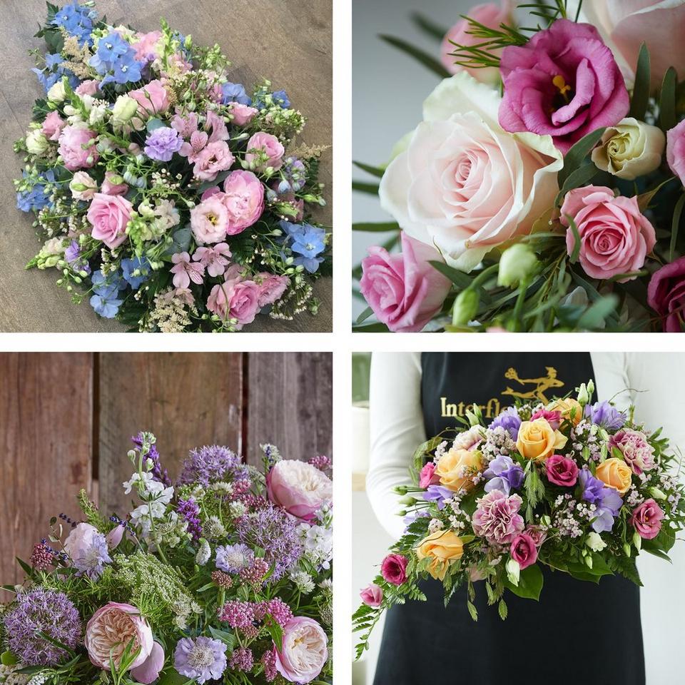 Funeral spray made with the finest flowers