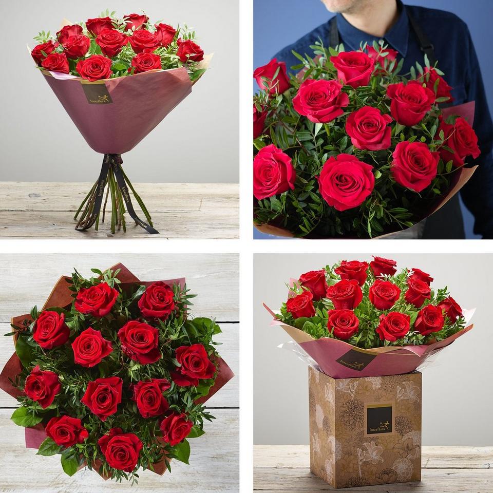 Luxury Dozen Red Rose Gift Set