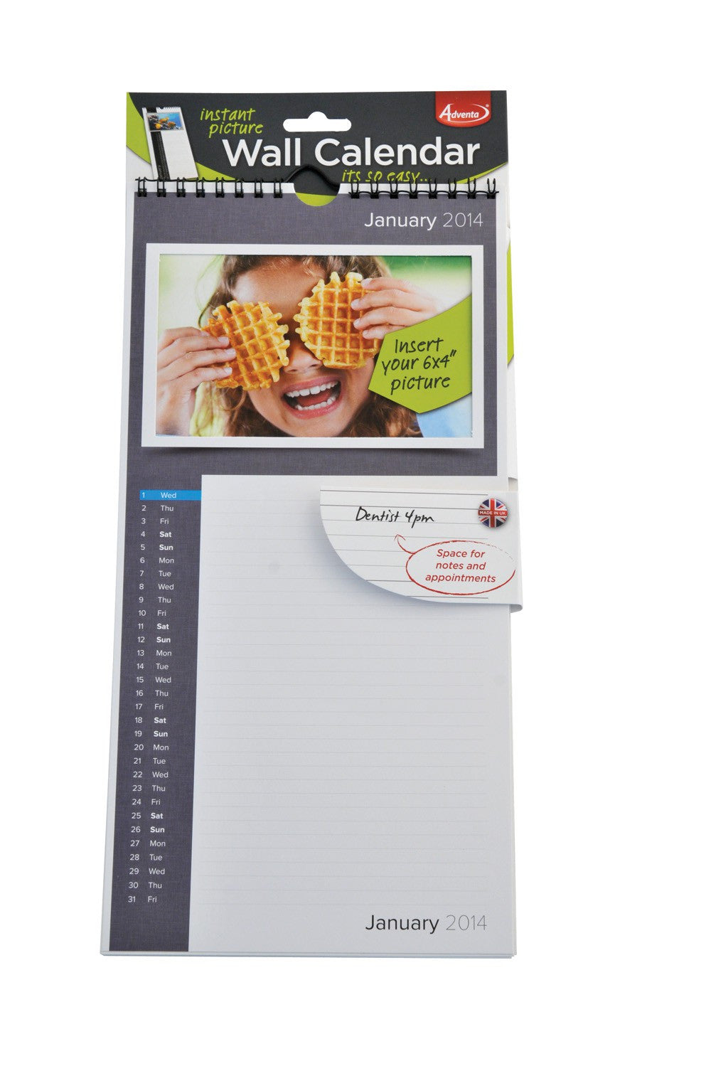 Instant Picture Wall Calendar 2016