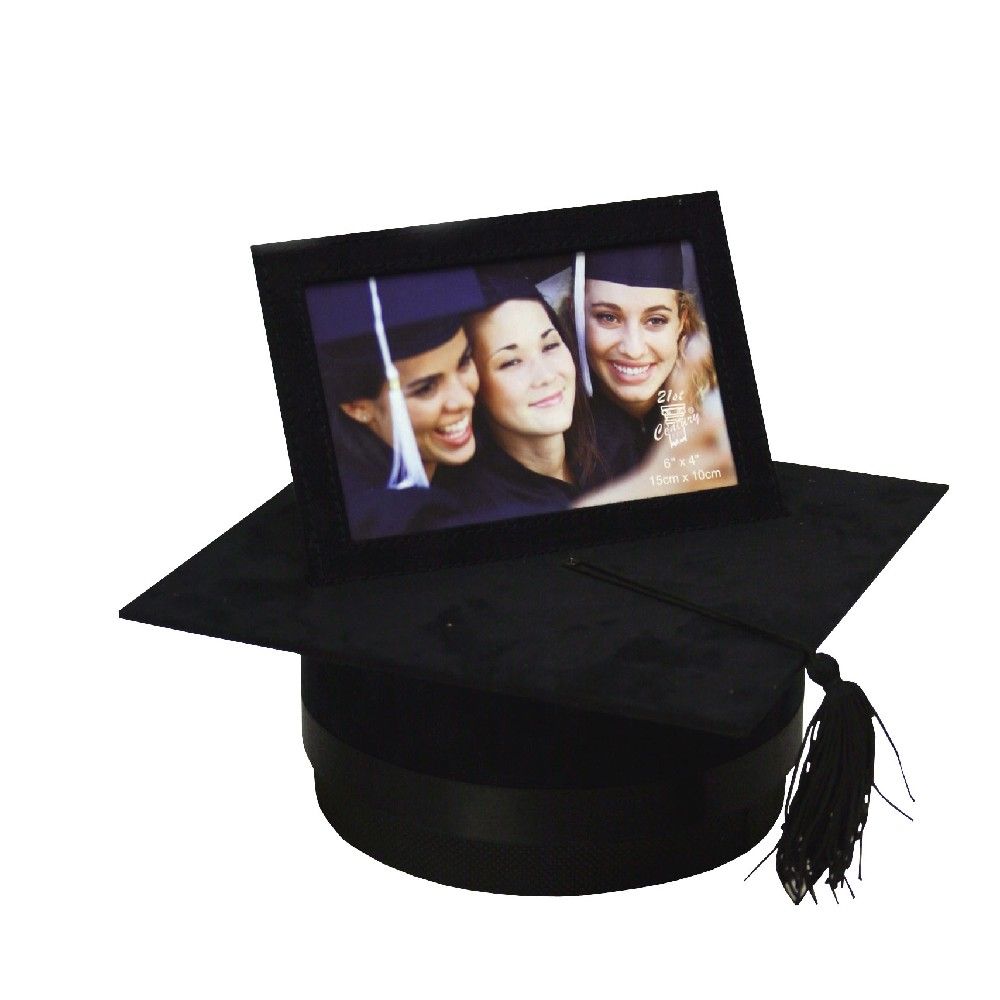 6" x 4" - Mortar Board Graduation Cap Photo Frame