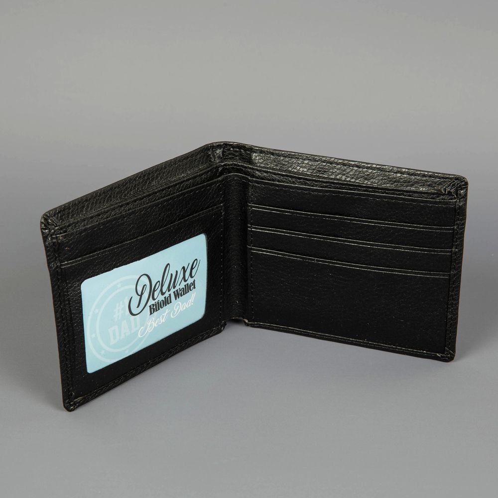 #1 Dad Embossed Faux Leather Wallet **MULTI 24**