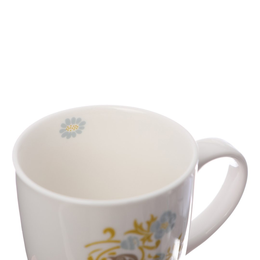William Morris Latte Mug Strawberry Thief