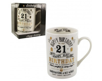 Signography Birthday Silver & Gold Design - 21
