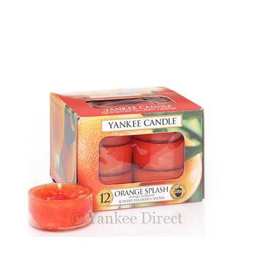 Orange Splash T-Lights