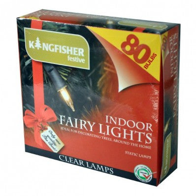 80 Clear Indoor Fairy Lights