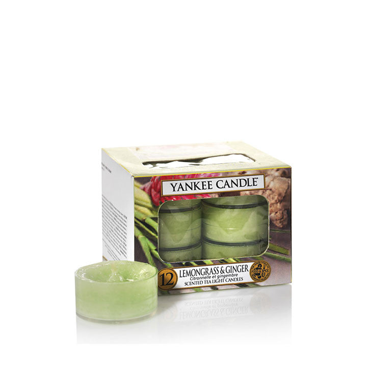 CLASSIC TEA LIGHTS LEMONGRASS & GINGER
