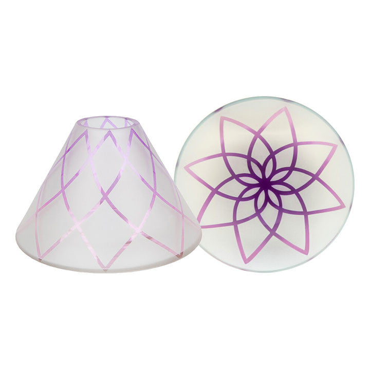 LOTUS FLOWER LARGE SHADE & TRAY