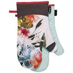 Botanica printed double oven mitt