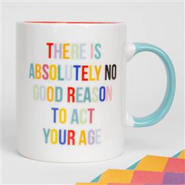 OH HAPPY DAY! PORCELAIN MUG - ACT YOUR AGE