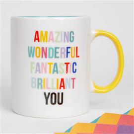 OH HAPPY DAY! PORCELAIN MUG - AMAZING YOU