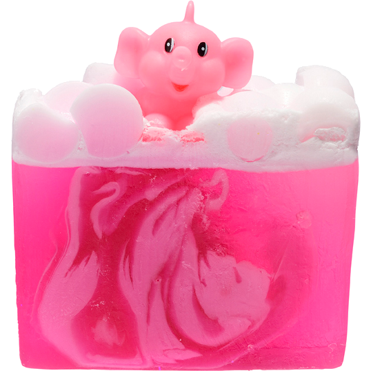 <b> Any 3 for £12.00</b> <br>Pink Elephants & Lemonade Toy Soap Sliced