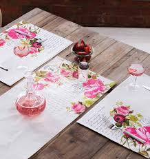 Postcards Printed Table Runner