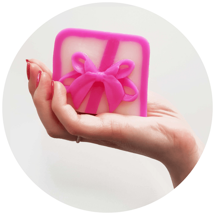 <b> Any 3 for £12.00</b> <br>Take a Bow Soap Soap Sliced