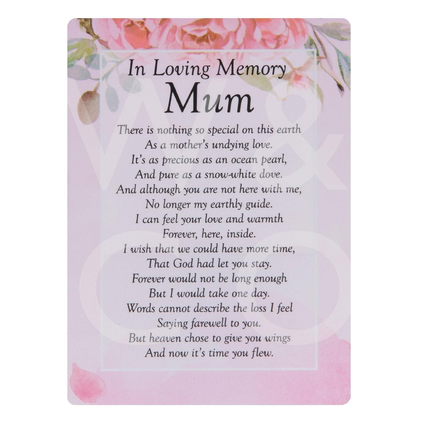 Graveside Memorial Cards - Loving Memory Of Mum