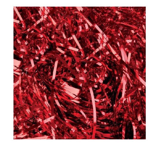 METALLIC RED SHREDDED PAPER TISSUE