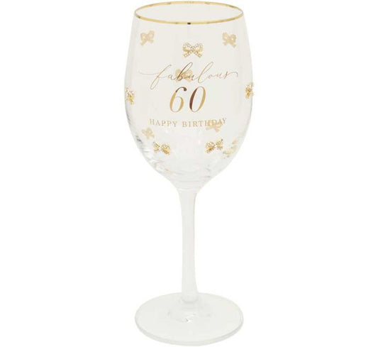 MADELAINE 60TH WINE GLASS