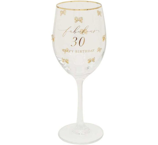 MADELAINE 30TH WINE GLASS