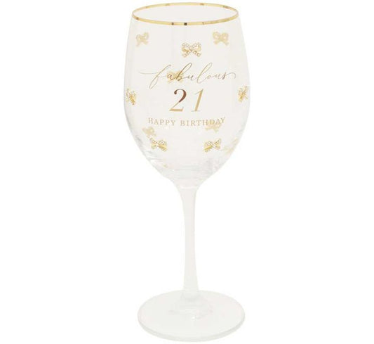 MADELAINE 21ST WINE GLASS