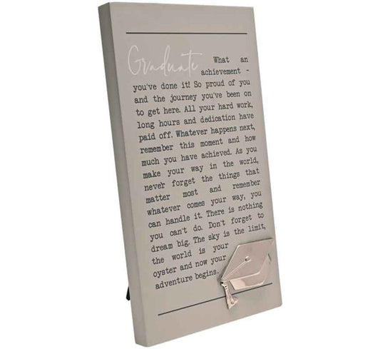 Moments Standing Plaque - Graduation