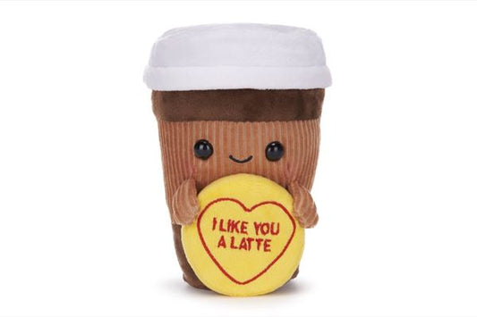 LOVE HEARTS 18CM (7") I LIKE YOU A LATTE