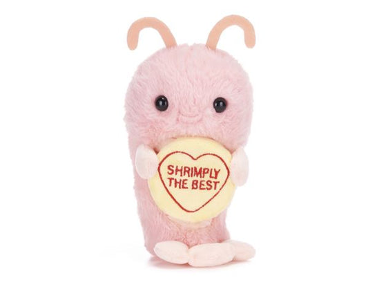 LOVE HEARTS 7"/ 18CM SHRIMP 'Shrimply The Best'