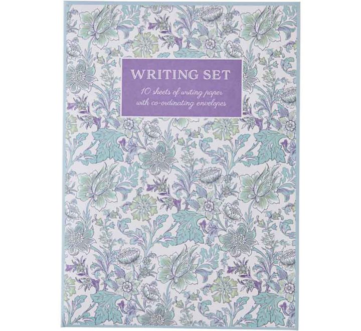 FRESH BLOOMS WRITING SET POUCH