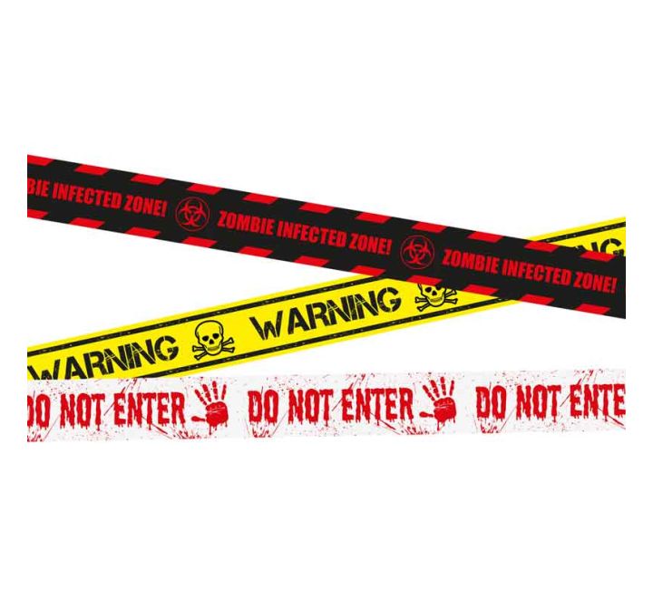 3ASST HALLOWEEN WARNING TAPE