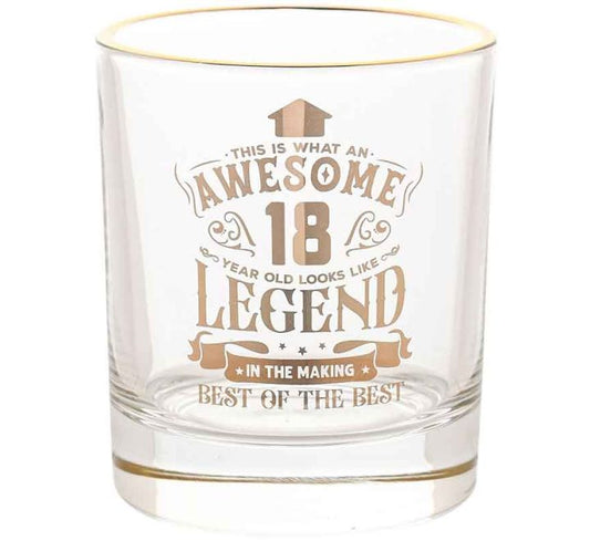 18 YEARS HARVEY MAKIN LEGEND TUMBLER GLASS
