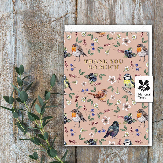 Thank You So Much (Garden Birds) Card