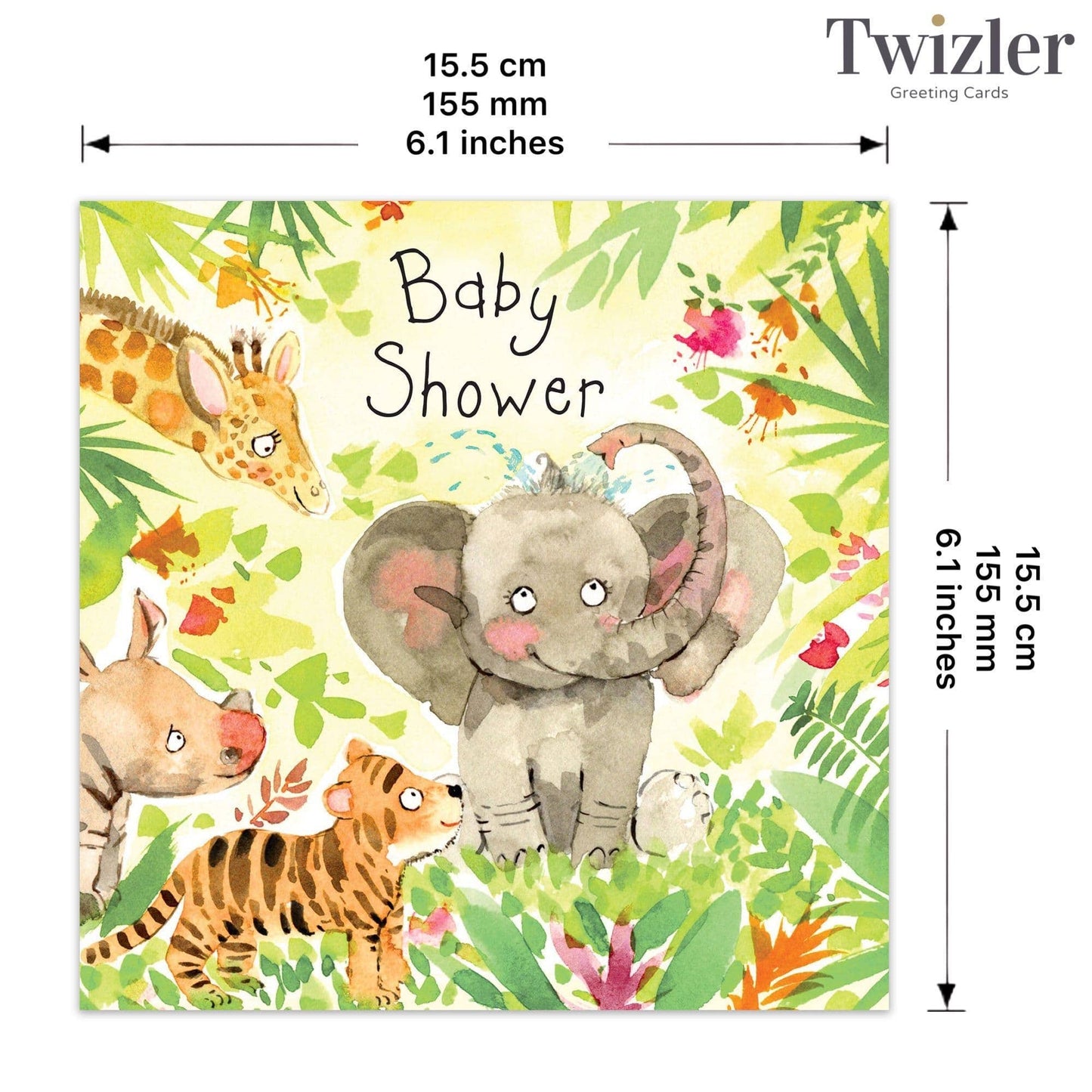 Baby Shower Card Elephant